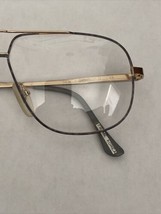 Bella Italia New Old Stock Gray and Gold Aviator Wire Eyeglasses Frames - £23.98 GBP