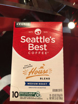 SEATTLE&#39;S BEST HOUSE BLEND COFFEE KCUPS 10CT - $13.28