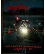 1985 Mid-Ohio Sports Car Course AMA Camel Pro Motorcycles Official Program - £17.05 GBP