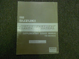 1990 Suzuki Sidekick 2WD Supplementary Service Repair Manual FACTORY OEM... - $29.95
