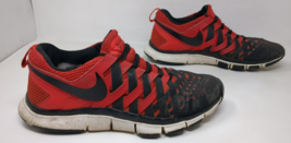 NIKE Shoes FREE TRAINER 5.0 Men&#39;s Size 8.5 Red Black Running Sneaker 579... - £22.76 GBP