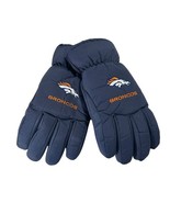 Denver Broncos Wells Lamont Winter Gloves Sz M NFL Football Blue Orange - $523.51 MXN