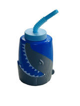 Fin-tastic Plastic Shark Sippy Cup 18oz-New W/Scratches Noted - £11.05 GBP