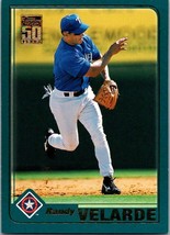 2001 Topps Traded &amp; Rookies Randy Velarde #T34 Texas Rangers - £1.42 GBP