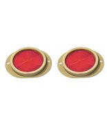 Military Vehicle Reflector - Pair - Body Color Choice- Amber or Red Lens - $365.09 MXN