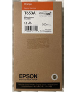 Epson T653A Orange Ink 200ML For Epson Sylus Pro 4900 Sealed In Retail Box - £23.89 GBP