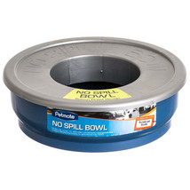 Petmate No Spill Travel Bowl Blue | Durable &amp; Splash-Proof | 48 oz Capacity - £8.65 GBP