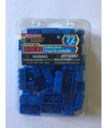 NEW Make It Blocks Blue Building Blocks - 72 pieces - $10.18