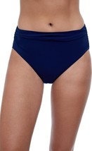 Profile by Gottex womens Ruched High Waist Swimsuit Bottom Size 12 Navy NWT - $564.50 MXN