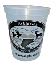 Arkansas Game &amp; Fish Commission tumbler plastic color changing logo cup NEW 12oz - £5.38 GBP