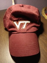 Virginia Tech Hokies Hat VT Logo NCAA College Sports Adjustable Cap - £5.35 GBP