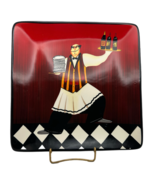 Bistro Wall Art Restaurant Decor by Jennifer Garant Waiter With Napkins ... - $12.97