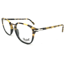 Persol Eyeglasses Frames 3187-V 1088 Black Brown Tortoise Square 51-21-145 - £110.47 GBP