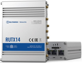 Teltonika RUTX14 000000 Industrial Cellular Router, 4G LTE CAR12 - £358.91 GBP