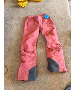 NWT Women’s Columbia Omnitech Insulated Ski Snowboard Pants Rose Bugaboo... - $78.16 CAD