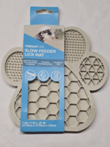 VIBRANT LIFE Dog Paw Slow Feeder Lick Mat For Dogs &amp; Cats - NEW - Non-In... - $8.34