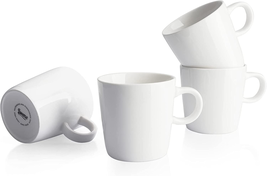 Sweese 5Oz Porcelain Espresso Cups Set of 4, Mini Coffee Mugs Demitasse Cups - W - £21.79 GBP
