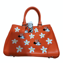 Loungefly Minnie Mouse Daisy Og Heart Logo Satchel Purse - £195.78 GBP