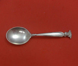 Romance of the Sea by Wallace Sterling Silver Cream Soup Spoon 6&quot; Flatware - £76.91 GBP
