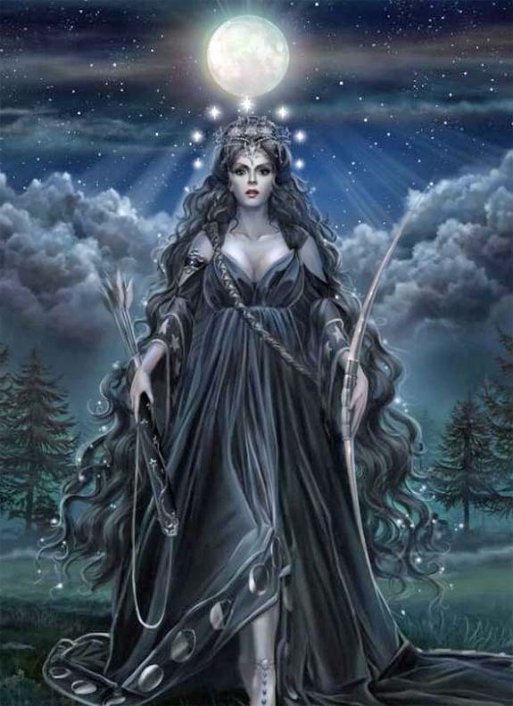 Primary image for FULL COVEN 27X GREAT GODDESS TRIPLE MOON WORK MAGICK W/ JEWELRY Witch Cassia4