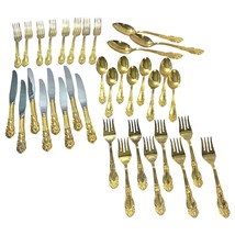 Reed &amp; Barton Golden Festivity Gold Electroplate Vermeil Finish Choice Flatware - £7.15 GBP+