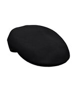 Kangol Headwear Men's Tropic 504 Flat Cap, Black, Medium  - $173.00