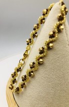 Brown &amp; Gold Nugget Bracelet New Size 7 or 7.5 inches New - £11.56 GBP