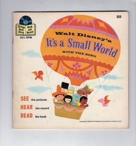 READ-ALONG Book and Record Sets IT&#39;S A SMALL WORLD / PETER PAN Disney - £6.39 GBP