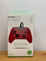 NEW XBOX PdpGaming App-Enacbled Phantasm Red: Rouge Fantasme Wired Contr... - $33.85