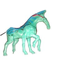 2009 Avatar Direhorse McDonald’s Happy Meal Toy Lights Up Turqoise Teste... - $7.99