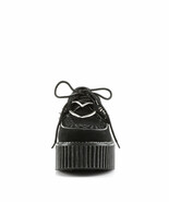 DEMONIA CREEPER-206 Women&#39;s Vegan Gothic Heart O-Ring Platform Creepers ... - $125.76 CAD