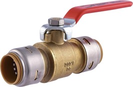 SharkBite 22185-0000LFA Ball Valve, 3/4&#39;&#39; x 3/4&#39;&#39;, Slip, 200psi, Manual ... - $22.76