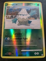 Snover 101/123 Mysterious Treasures LP Reverse Holo Pokemon Trading Card - £2.32 GBP