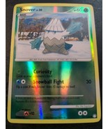 Snover 101/123 Mysterious Treasures LP Reverse Holo Pokemon Trading Card - £2.31 GBP