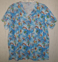 Med Gear SCRUBS &quot;Surfers&quot; SCRUBS TOP  SIZE L - £14.67 GBP