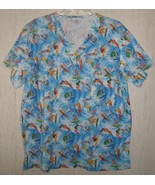 Med Gear SCRUBS &quot;Surfers&quot; SCRUBS TOP  SIZE L - $25.41 CAD