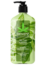 Hempz Tea Tree & Chamomile Shampoo, 17 Oz.