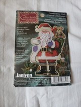 Janlynn #93-331 Counted Cross Stitch Santa Ornament 1999 Collector&#39;s Ser... - $12.86