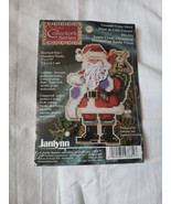 Janlynn #93-331 Counted Cross Stitch Santa Ornament 1999 Collector&#39;s Ser... - £10.27 GBP