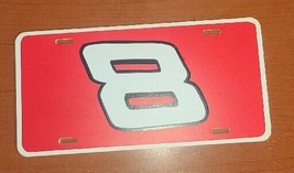 #8 Dale Earnhardt Jr NASCAR License Plate Booster Plastic New - £7.04 GBP