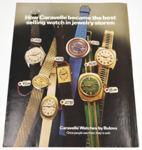 1972  LIFE Women in Politics Cover Bulova Caravelle Watches Print Ad 10.5x13.5 - £10.68 GBP