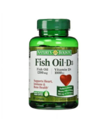 Nature&#39;s Bounty Fish Oil 1200mg + Vitamin D3 1000 IU, 90 Softgels - £22.34 GBP