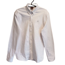 Blakely Clothing Mens White  Fitted Stretch Long Sleeved Shirt Button Up... - $20.30