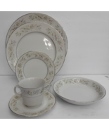 21 P Diamond china Richmond DINNERWARE PLATE bread DINNER soup bowl CUP ... - £92.99 GBP