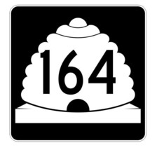 Utah State Highway 164 Sticker Decal R5485 Highway Route Sign - $1.45+