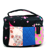 NWT SALE! Patchwork Print Quilted Cosmetic Case - £13.22 GBP