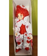 Brinns 1986 Calendar Clown February Limited Edition Red &amp; White Hearts V... - $53.76 CAD