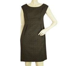 Michael By Michael Kors Brown Sleeveless Back Slit Mini Length dress size 6 - $123.75