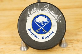 NHL Autographed Hockey Puck Buffalo Sabres 26/150 #11 Gilbert Perreault ... - £74.00 GBP