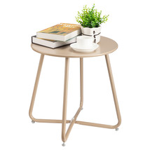 Round Metal Outdoor Side Table - $83.00